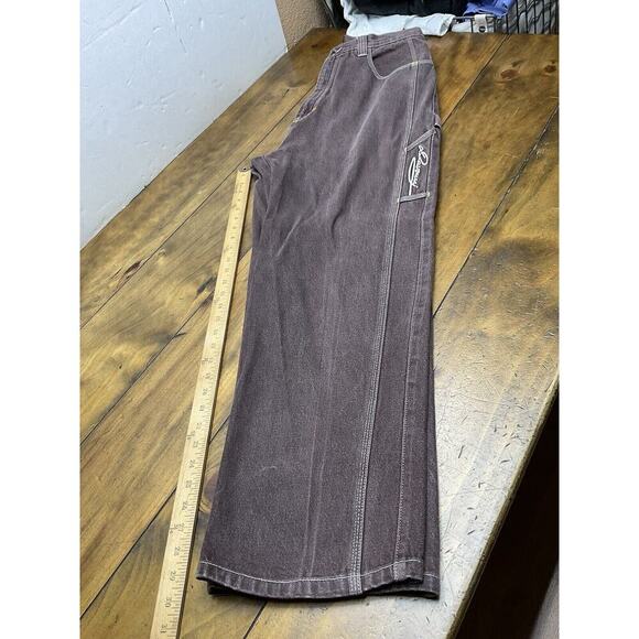 Vintage Davoucci Brown Hip Hop Jnco Style Men’s Jeans Size 34x32 - Picture 11 of 11
